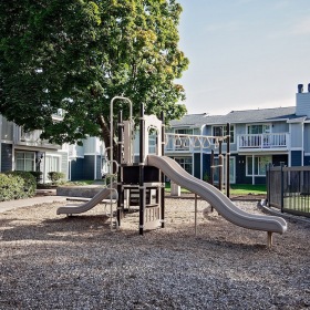 Playground outdoor playground with slides and climbing equipment